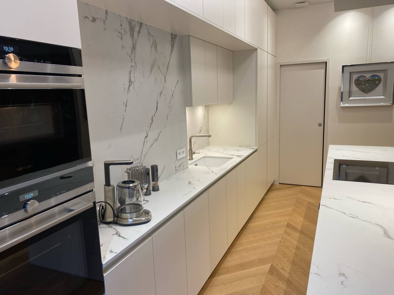 cuisine intégrant un plafond à la francaise à lyon 6