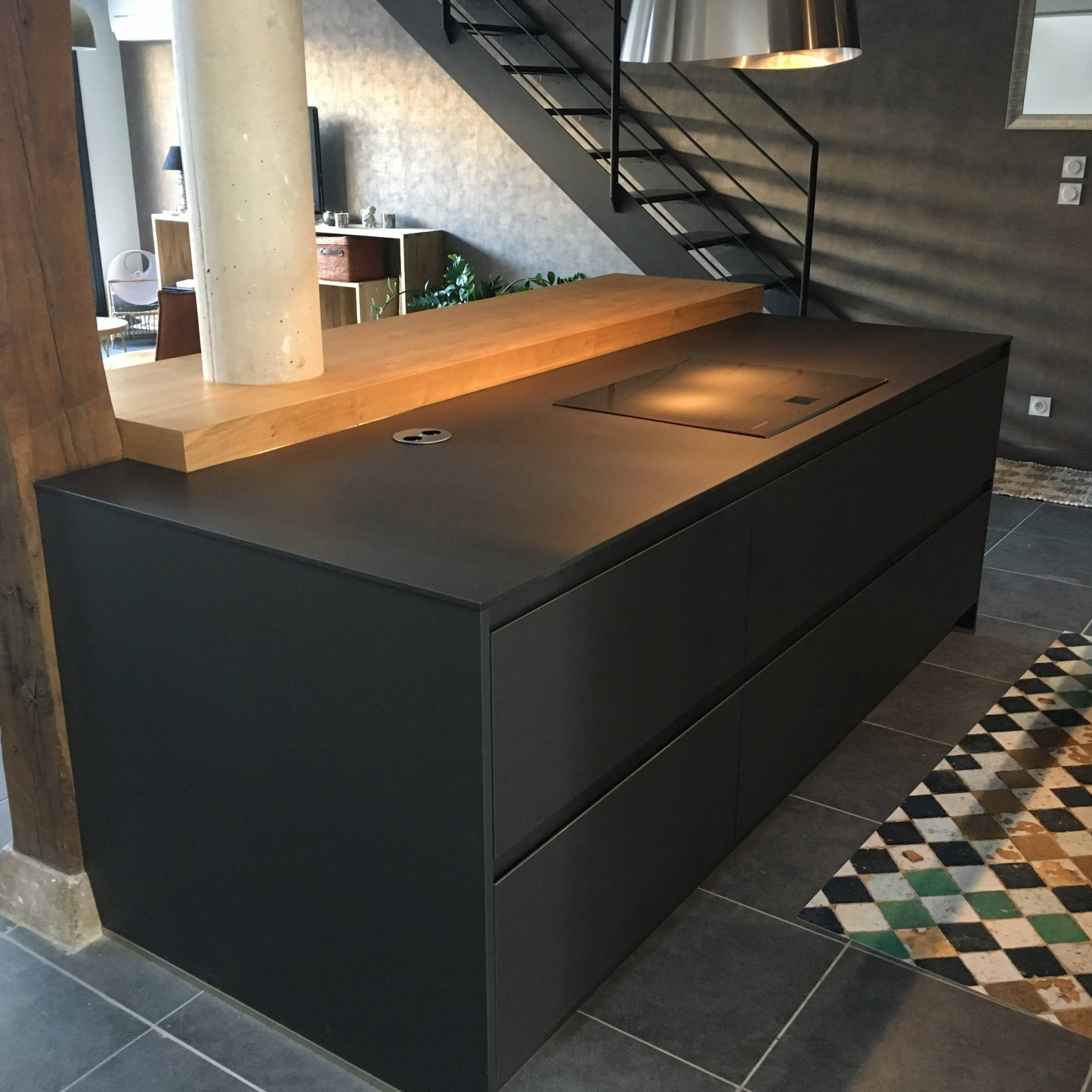 Meubles de cuisine conçu sur mesure par cuisiniste à Lyon