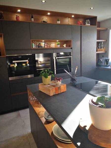 cuisine avec ilot central lyon croix rousse