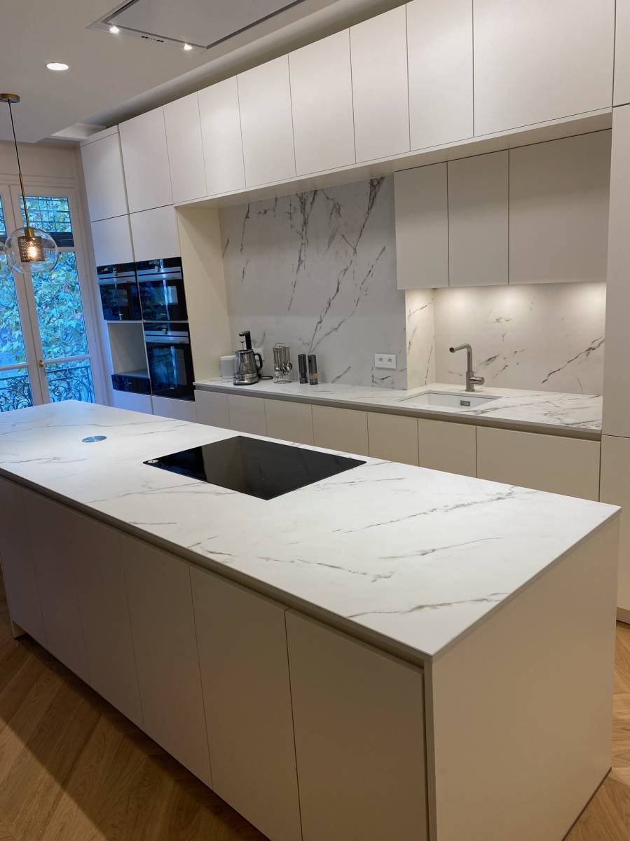 cuisine avec crédence dekton lyon 6