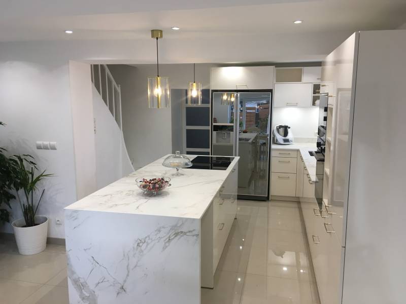 cuisine avec frigo US