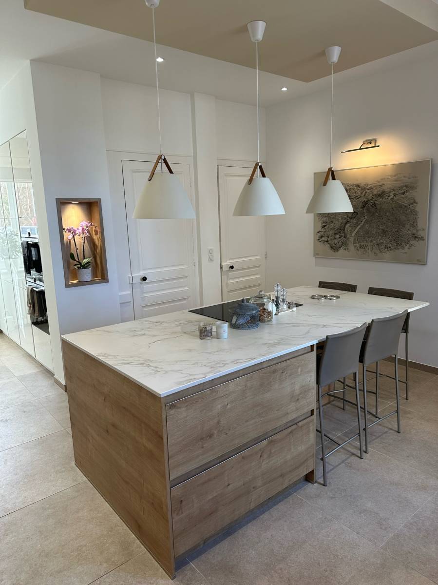 Installation cuisine dekton à lyon