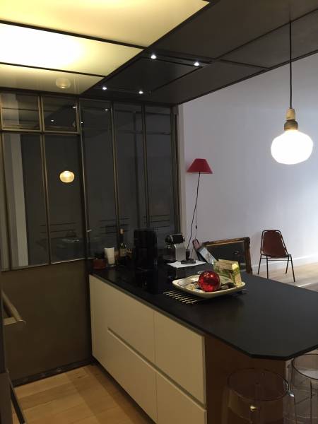 Cuisine avec verrière tassin la demi lune