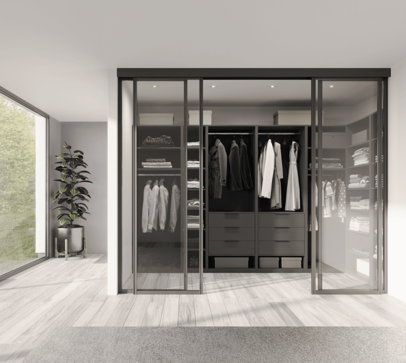 dressing sépara par potre vitrée lyon