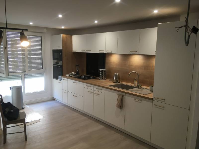 Pose cuisine linéaire lyon centre 