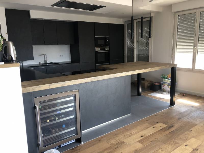 pose de cuisine a decines