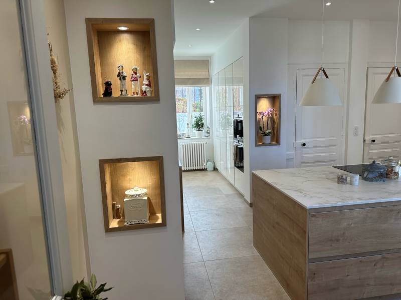 Pose de cuisine équipée dekton entzo lyon