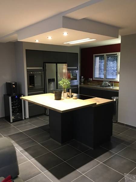 Cuisine sans poignées à Caluire