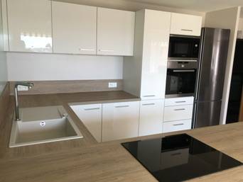 acheter cuisine blanche brillante à Ecully