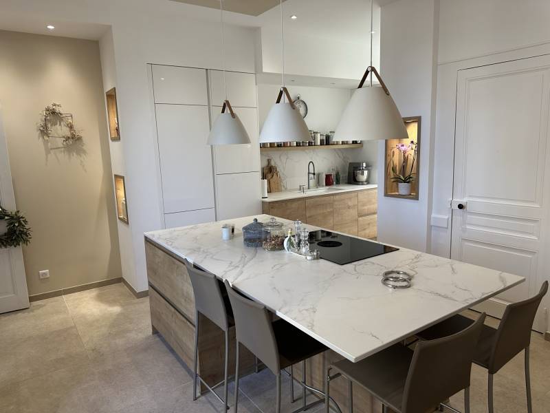 cuisine bois par votre cuisiniste à Lyon