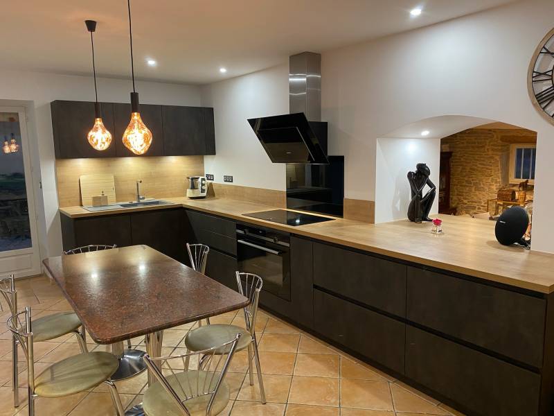 Création d'une cuisine fonctionnelle et ergonomique à Lyon