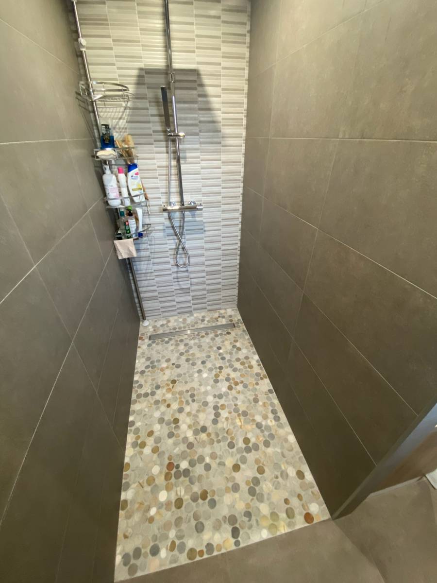 Douche italienne salle de bain lyon