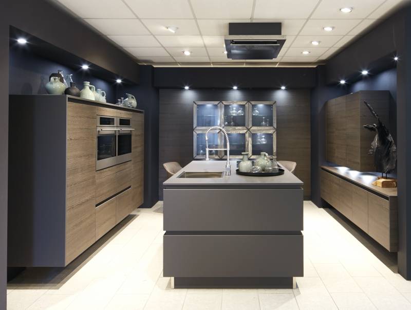 Cuisine mate sans poignées a tassin