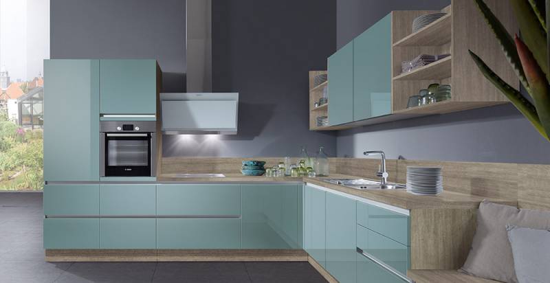 Cuisine Brillante sans poignées