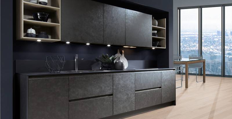 Cuisines Mates sans poignées