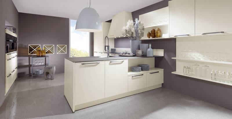 Cuisines Mates avec poignées