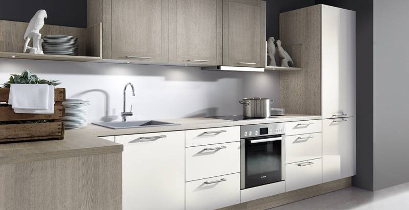 Cuisines Mates avec poignées