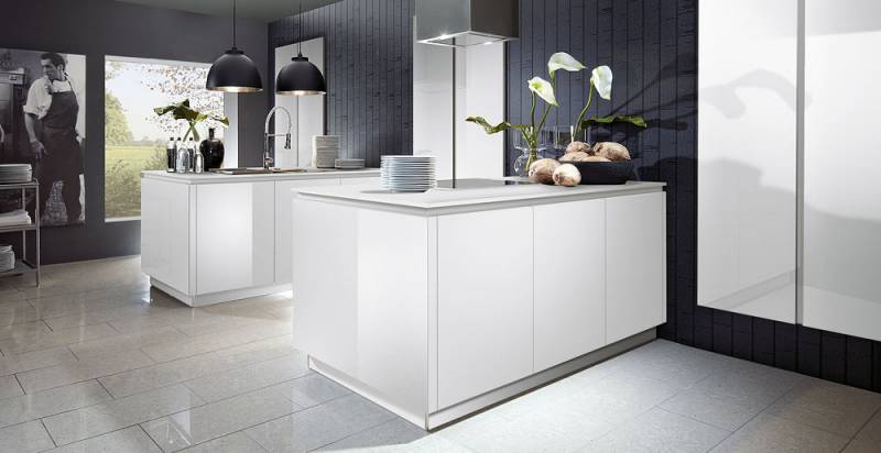 Cuisine Brillante sans poignées