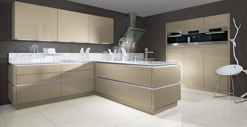 Cuisine Brillante sans poignées