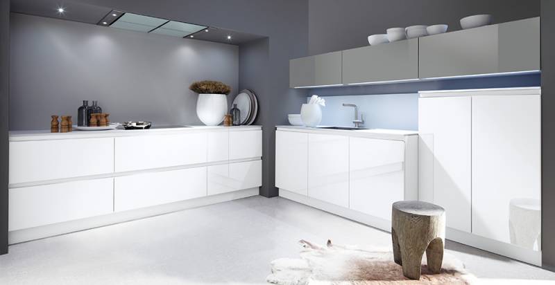 Cuisine Brillante sans poignées