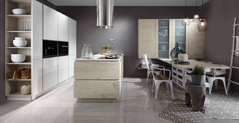 Cuisines Mates sans poignées